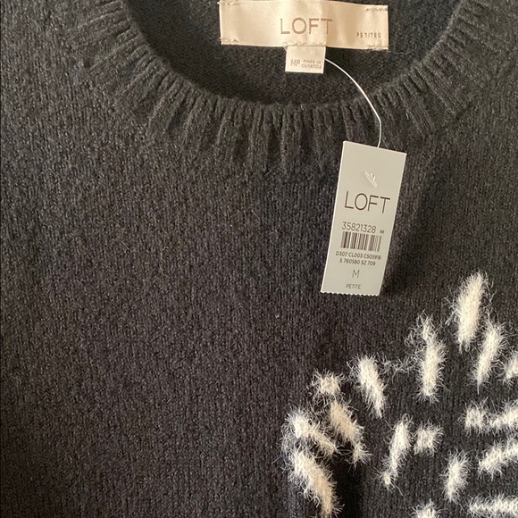 Black Sweater with Champagne Bottle Design - Picture 2 of 4